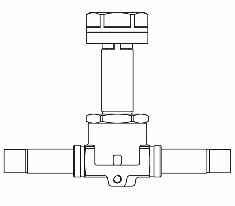 常開(kāi)電磁閥1168/M10S,內(nèi)連焊接接頭,隔膜先導(dǎo)式