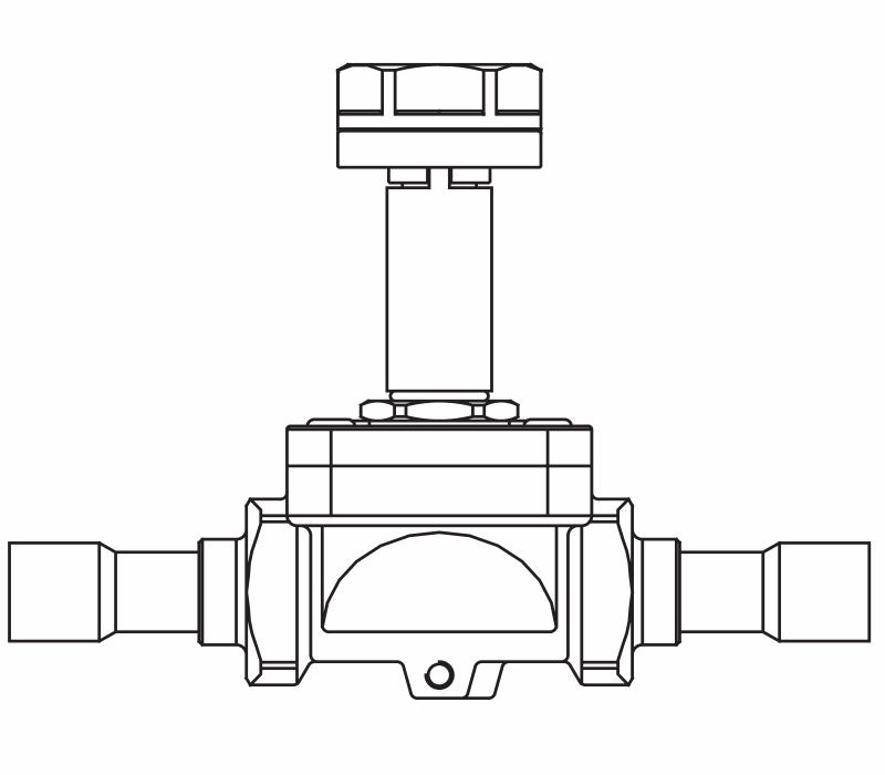 常開(kāi)電磁閥1178/4S,內(nèi)連焊接接頭,隔膜先導(dǎo)式