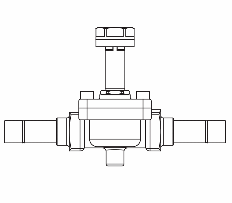 常開(kāi)電磁閥1178/9S,內(nèi)連焊接接頭,隔膜先導(dǎo)式